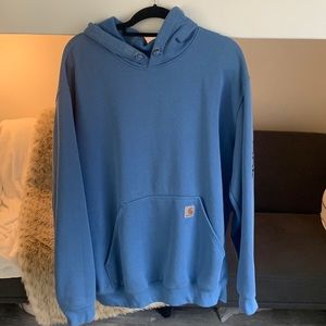 Blue carhartt hoodie